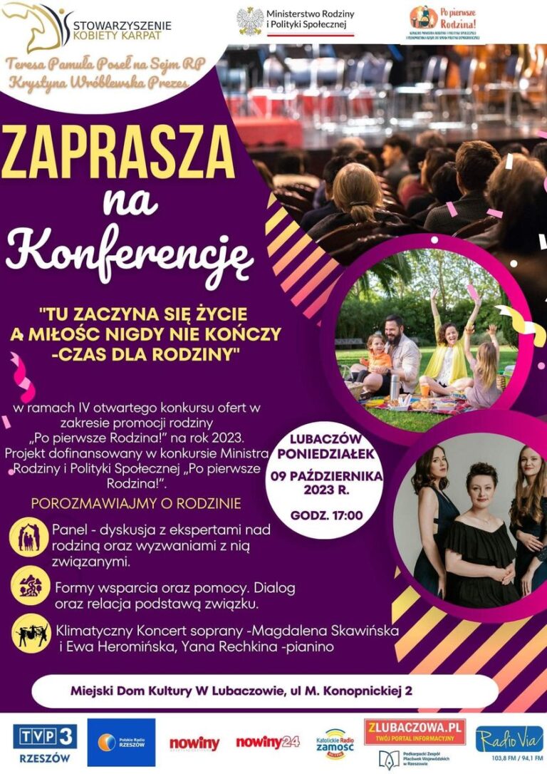 Zaproszenie na konferencję w Lubaczowie